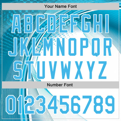 Custom Stitched Blue Sky Blue-White 3D Pattern Design Argentine Inspired Geometric Shape Sportswear Pullover Sweatshirt Hoodie