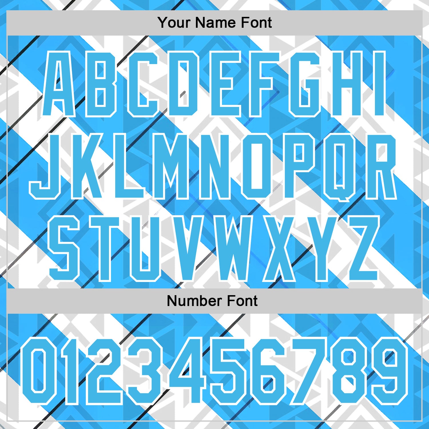 Custom Stitched White Sky Blue Black-Blue 3D Pattern Design Argentine Inspired Geometric Tribal Shape Sportswear Pullover Sweatshirt Hoodie