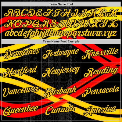 Custom Stitched Black Yellow-Red 3D Pattern Design Germany Inspired Stripe Subtle Tribal Sportswear Pullover Sweatshirt Hoodie