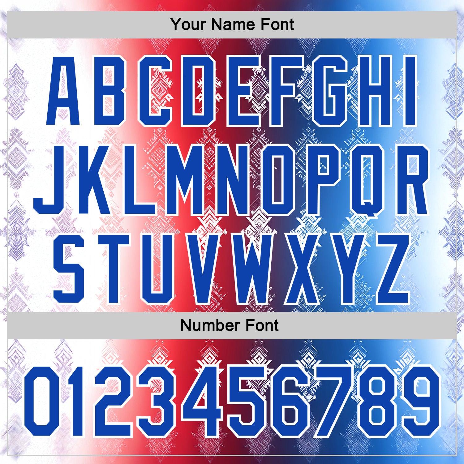 Custom Stitched Red Thunder Blue-White 3D Pattern Design American Inspired Geometric Tribal Shape Sportswear Pullover Sweatshirt Hoodie