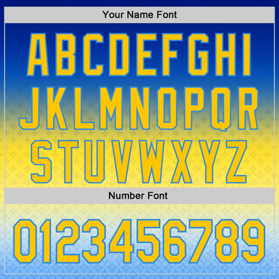 Custom Stitched Blue Yellow-Powder Blue 3D Pattern Design Argentine Inspired Gradient Sportswear Pullover Sweatshirt Hoodie