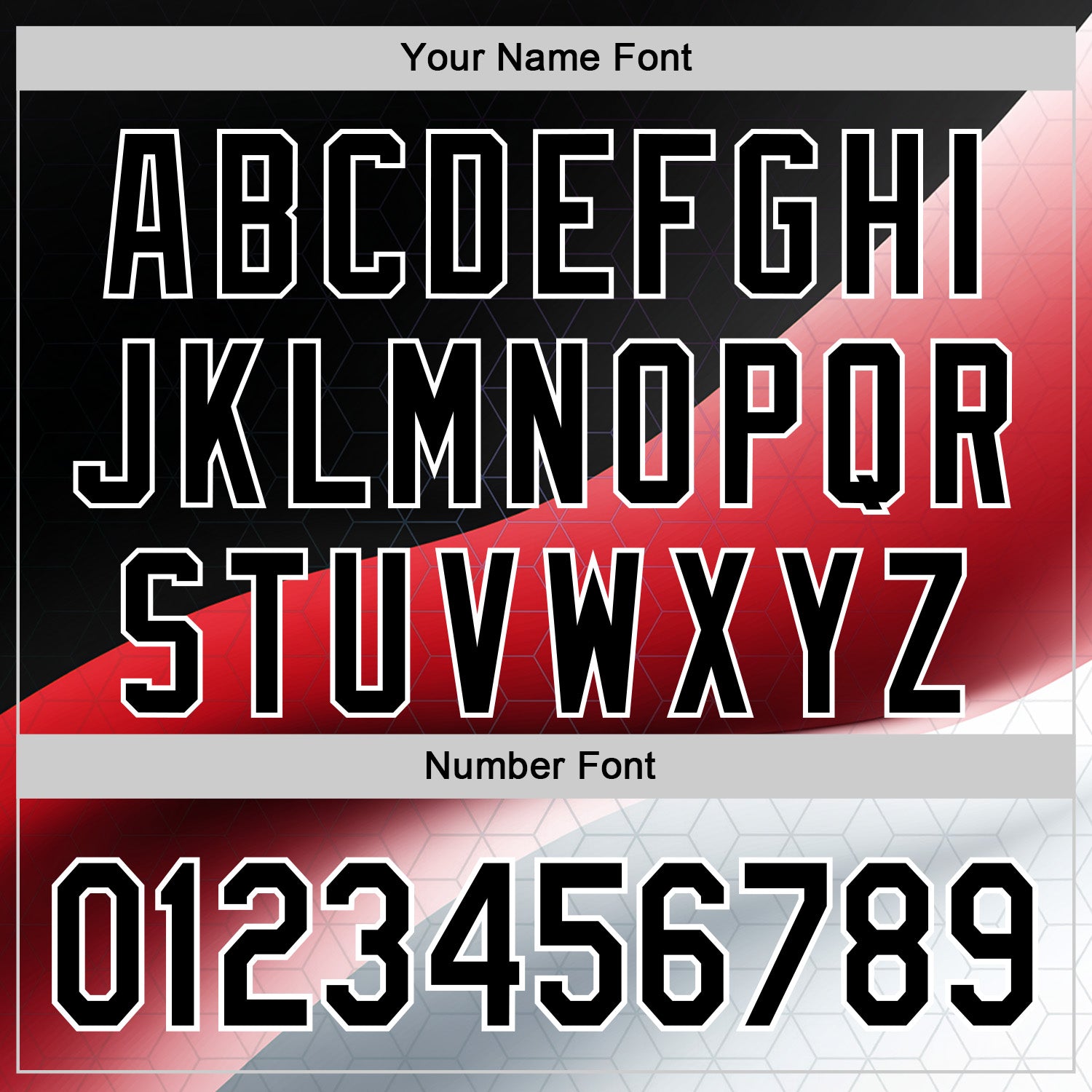 Custom Stitched Black Red-White 3D Pattern Design Germany Inspired Geometric Shape Sportswear Pullover Sweatshirt Hoodie