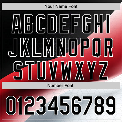 Custom Stitched Black Red-White 3D Pattern Design Germany Inspired Geometric Shape Sportswear Pullover Sweatshirt Hoodie