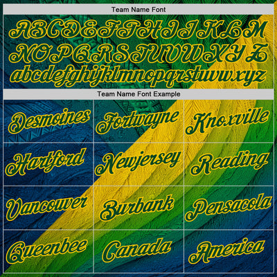 Custom Stitched Yellow Green 3D Pattern Design Brazil Inspired Tribal Sportswear Pullover Sweatshirt Hoodie