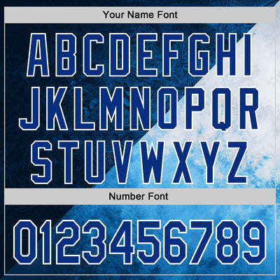 Custom Stitched Blue Royal-White 3D Pattern Design Argentine Inspired Geometric Tribal Watercolor Sportswear Pullover Sweatshirt Hoodie