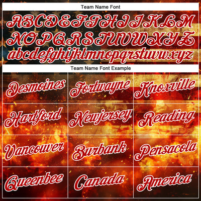 Custom Stitched Red Royal-White 3D American Flag Retro Distressed Flame Grunge Sports Pullover Sweatshirt Hoodie