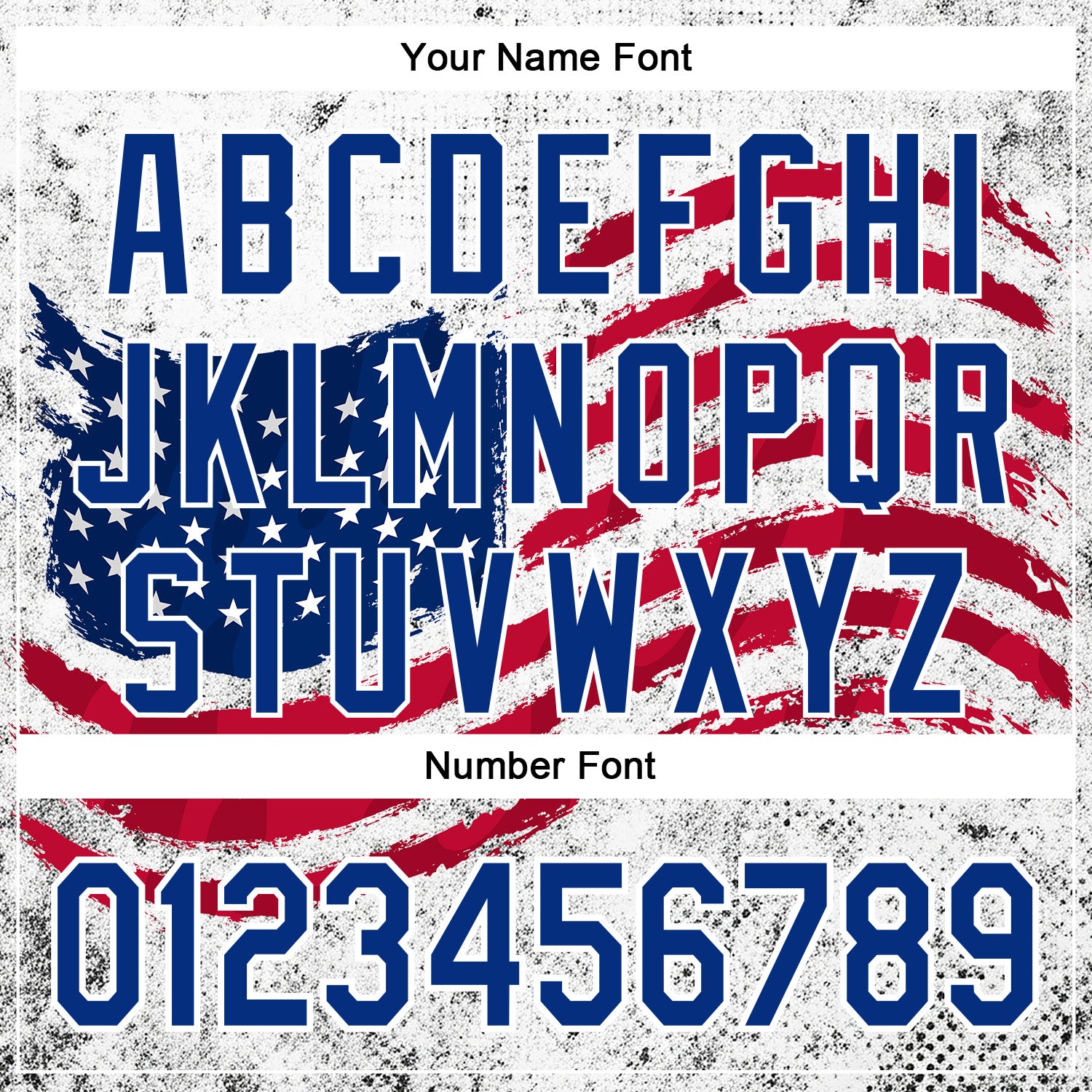 Custom Stitched White Royal-Red 3D American Flag Retro Distressed Grunge Sports Pullover Sweatshirt Hoodie