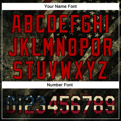 Custom Stitched Black Vintage USA Flag-Red 3D American Flag Retro Distressed Grunge Sports Pullover Sweatshirt Hoodie