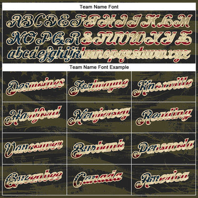 Custom Stitched Olive Vintage USA Flag-City Cream 3D American Flag Retro Distressed Grunge Salute To Service Sports Pullover Sweatshirt Hoodie