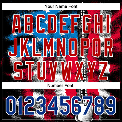 Custom Stitched Black Royal Red-White 3D American Flag Retro Distressed Zip Grunge Sports Pullover Sweatshirt Hoodie