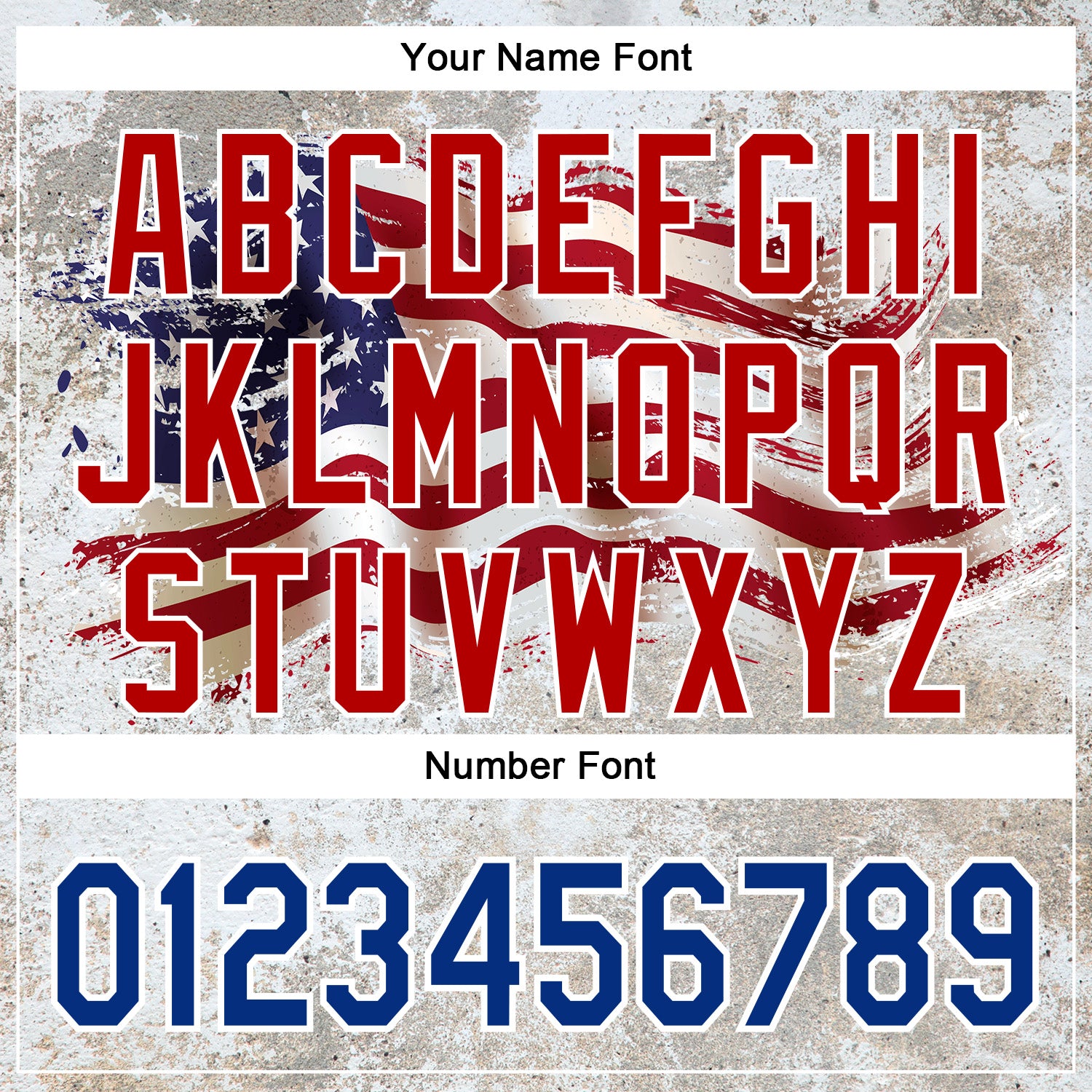 Custom Stitched White Royal-Red 3D American Flag Retro Distressed Grunge Sports Pullover Sweatshirt Hoodie