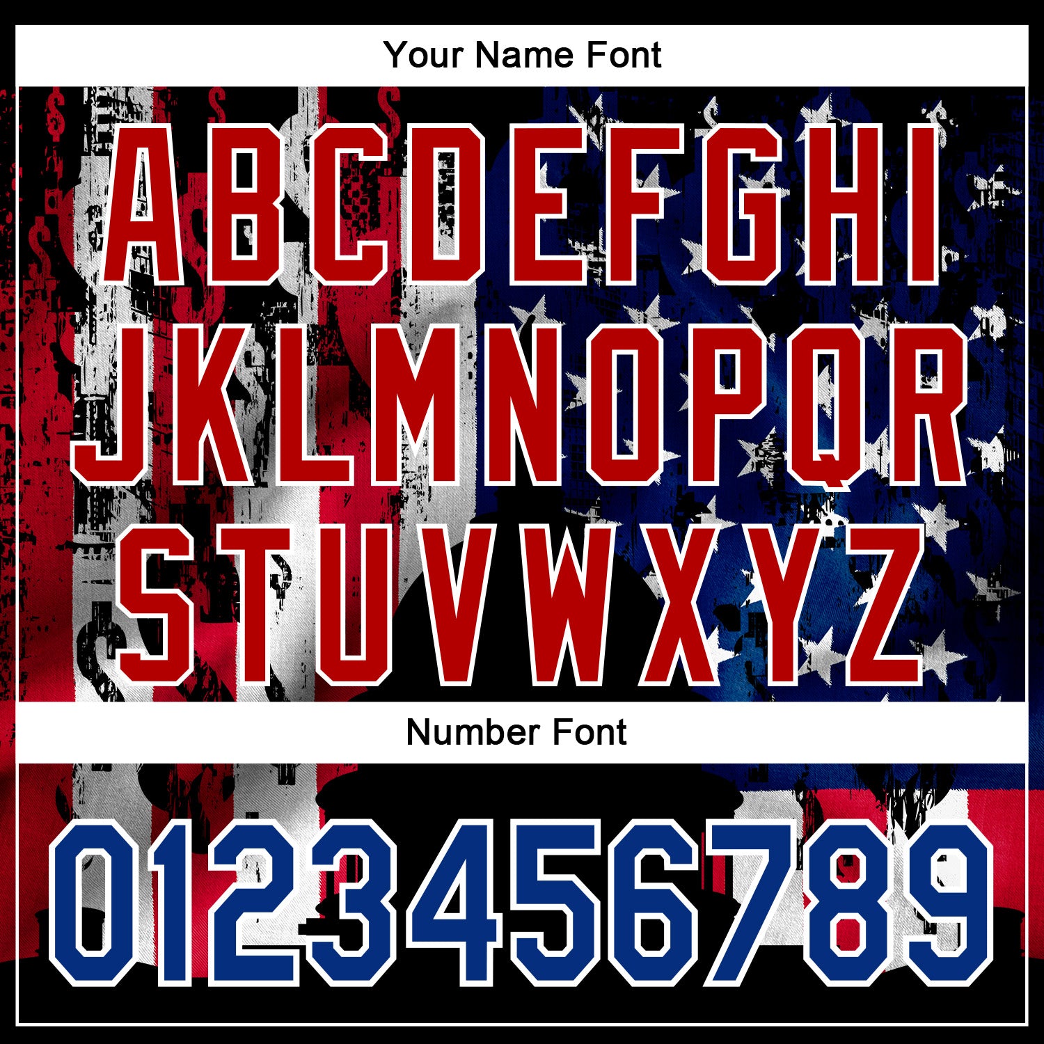 Custom Stitched Black Royal Red-White 3D American Flag Retro Distressed Grunge Sports Pullover Sweatshirt Hoodie