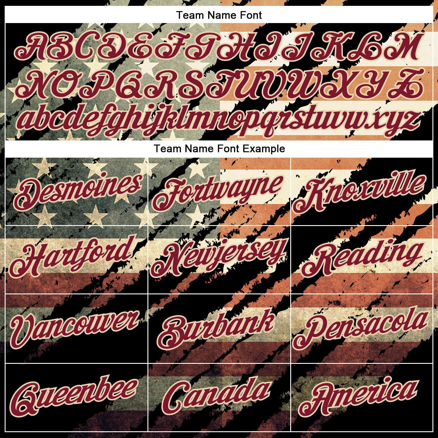 Custom Stitched Black Crimson-City Cream 3D American Flag Retro Distressed Grunge Sports Pullover Sweatshirt Hoodie