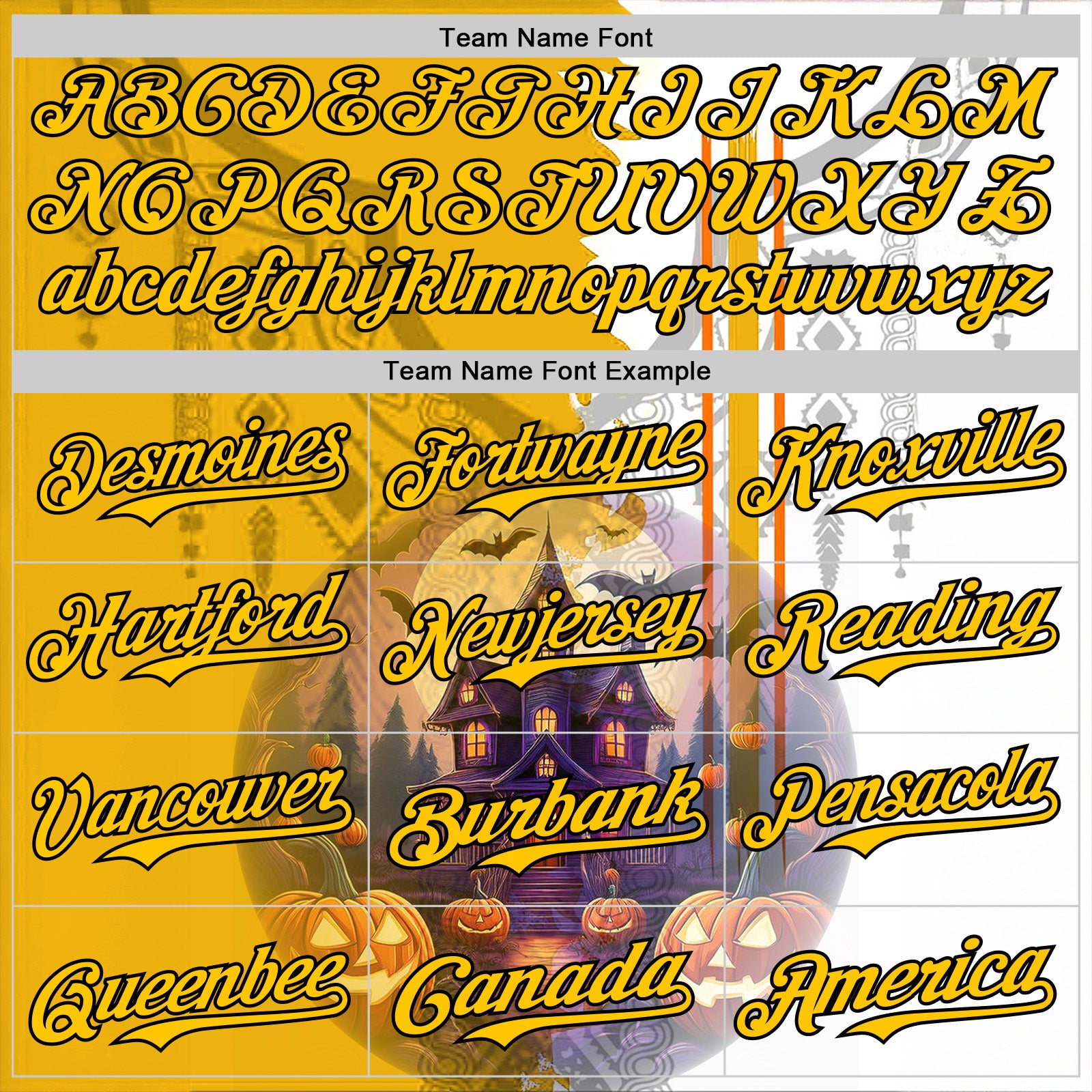 Custom White Yellow-Black 3D Halloween Spooky Pumpkin Authentic Baseball Jersey