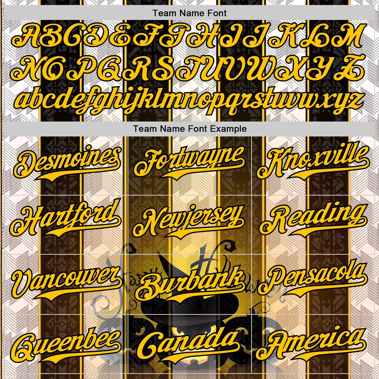 Custom Black Yellow-White 3D Halloween Spooky Pumpkin Stripe Authentic Baseball Jersey