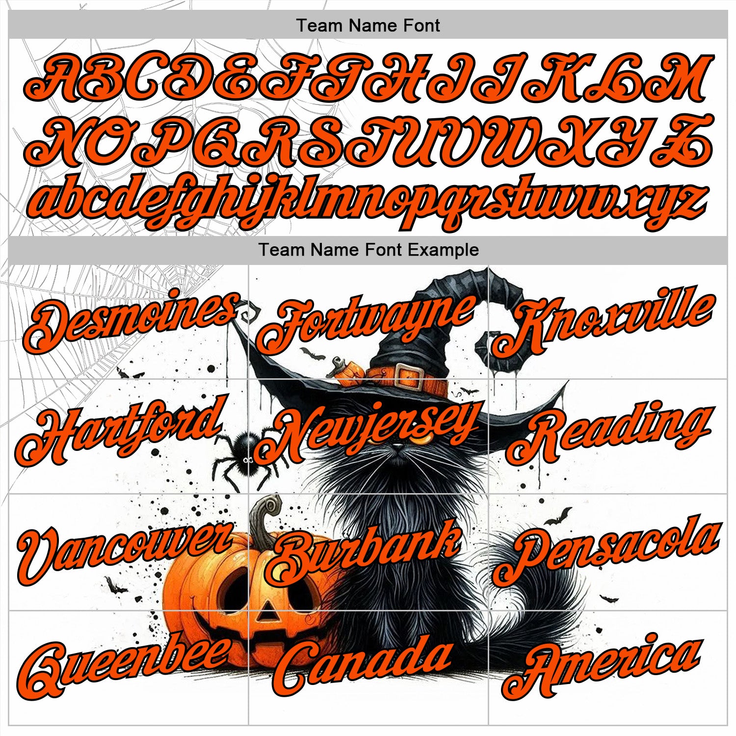 Custom White Orange-Black 3D Halloween Pumpkin Spooky Sports Pullover Sweatshirt Hoodie