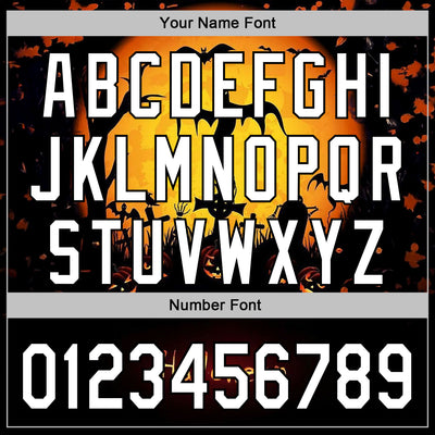 Custom Yellow White-Black 3D Halloween Bat Spooky Sports Pullover Sweatshirt Hoodie