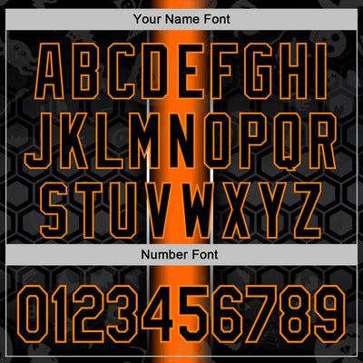 Custom Black Orange-Bay Orange 3D Halloween Pumpkin Spooky Sportswear Pullover Sweatshirt Hoodie