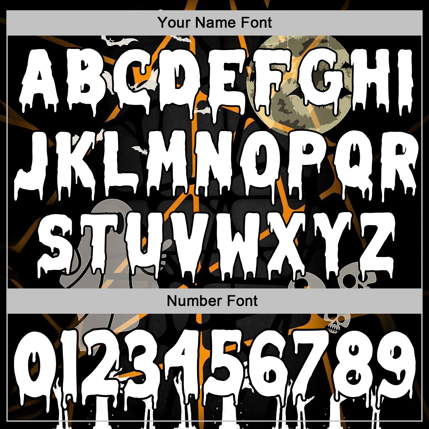 Custom Black White 3D Halloween Zombies Spooky Stripe Sports Pullover Sweatshirt Hoodie