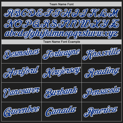 Custom Stitched Black Royal-White 3D Pattern Design Abstract Brush Stroke Sports Pullover Sweatshirt Hoodie