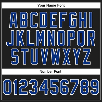 Custom Stitched Black Royal-White 3D Pattern Design Abstract Brush Stroke Sports Pullover Sweatshirt Hoodie