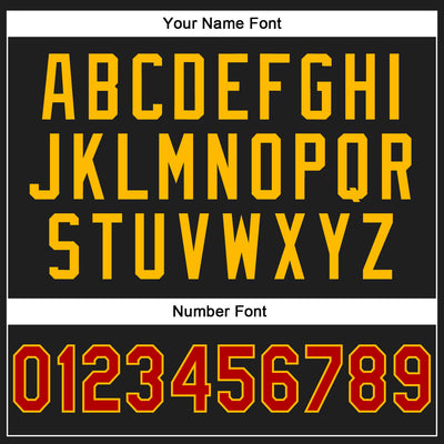 Custom Stitched Black Red-Gold 3D Pattern Design Abstract Brush Stroke Sports Pullover Sweatshirt Hoodie