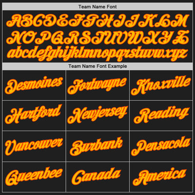 Custom Stitched Black Gold-Orange 3D Pattern Design Abstract Brush Stroke Sports Pullover Sweatshirt Hoodie