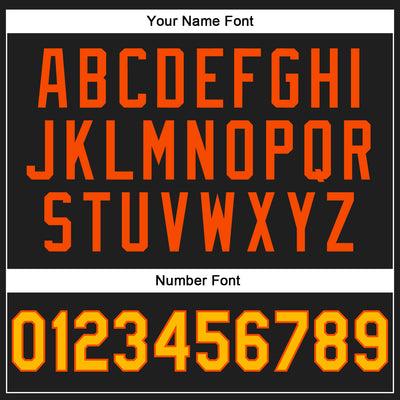 Custom Stitched Black Gold-Orange 3D Pattern Design Abstract Brush Stroke Sports Pullover Sweatshirt Hoodie