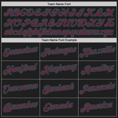 Custom Stitched Black Crimson-Teal 3D Pattern Design Abstract Brush Stroke Sports Pullover Sweatshirt Hoodie