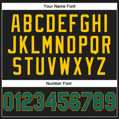 Custom Stitched Black Teal-Yellow 3D Pattern Design Abstract Brush Stroke Sports Pullover Sweatshirt Hoodie