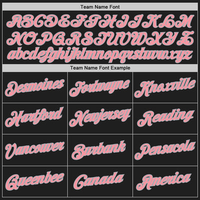 Custom Stitched Black Medium Pink-Gray 3D Pattern Design Abstract Brush Stroke Sports Pullover Sweatshirt Hoodie