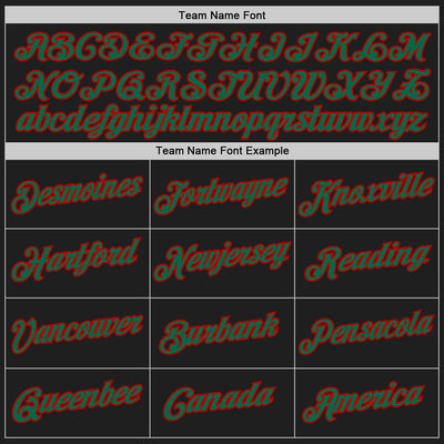 Custom Stitched Black Kelly Green-Red 3D Pattern Design Abstract Brush Stroke Sports Pullover Sweatshirt Hoodie