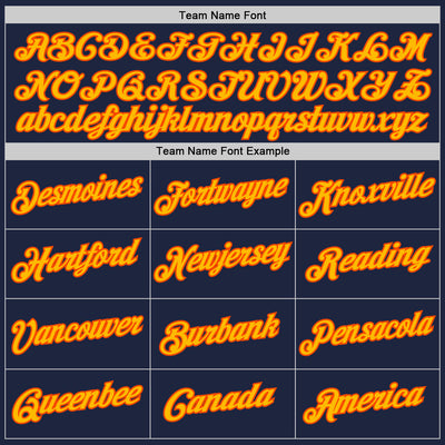 Custom Stitched Navy Gold-Orange 3D Pattern Design Abstract Brush Stroke Sports Pullover Sweatshirt Hoodie