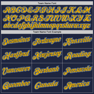 Custom Stitched Navy Gold-Light Blue 3D Pattern Design Abstract Brush Stroke Sports Pullover Sweatshirt Hoodie