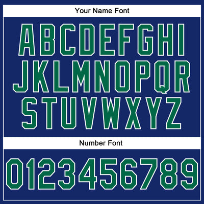 Custom Stitched Royal Kelly Green-White 3D Pattern Design Abstract Brush Stroke Sports Pullover Sweatshirt Hoodie