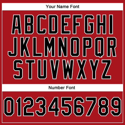 Custom Stitched Red Black-White 3D Pattern Design Abstract Brush Stroke Sports Pullover Sweatshirt Hoodie