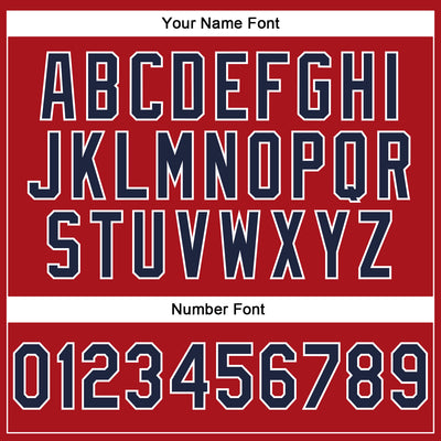 Custom Stitched Red Navy-White 3D Pattern Design Abstract Brush Stroke Sports Pullover Sweatshirt Hoodie