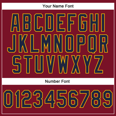 Custom Stitched Crimson Navy-Gold 3D Pattern Design Abstract Brush Stroke Sports Pullover Sweatshirt Hoodie