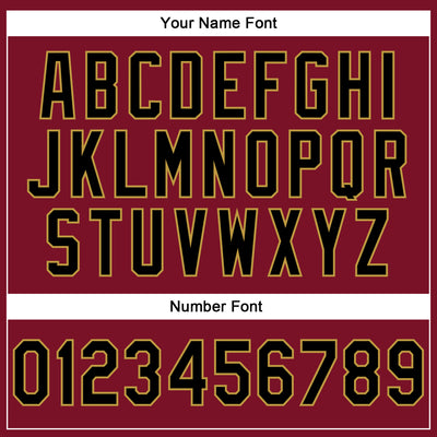 Custom Stitched Crimson Black-Old Gold 3D Pattern Design Abstract Brush Stroke Sports Pullover Sweatshirt Hoodie