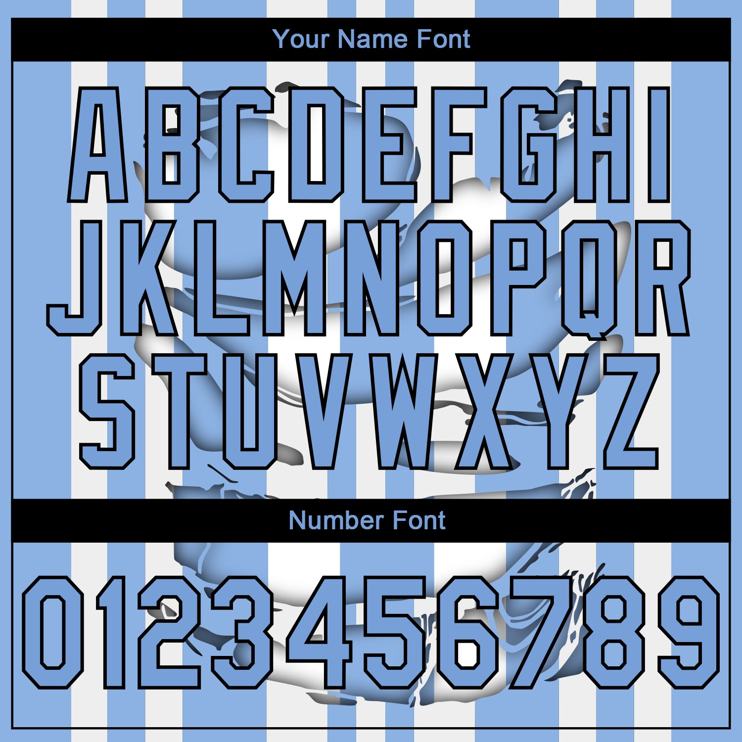 Custom Stitched Light Blue White-Black 3D Pattern Design Stripe Sports Pullover Sweatshirt Hoodie