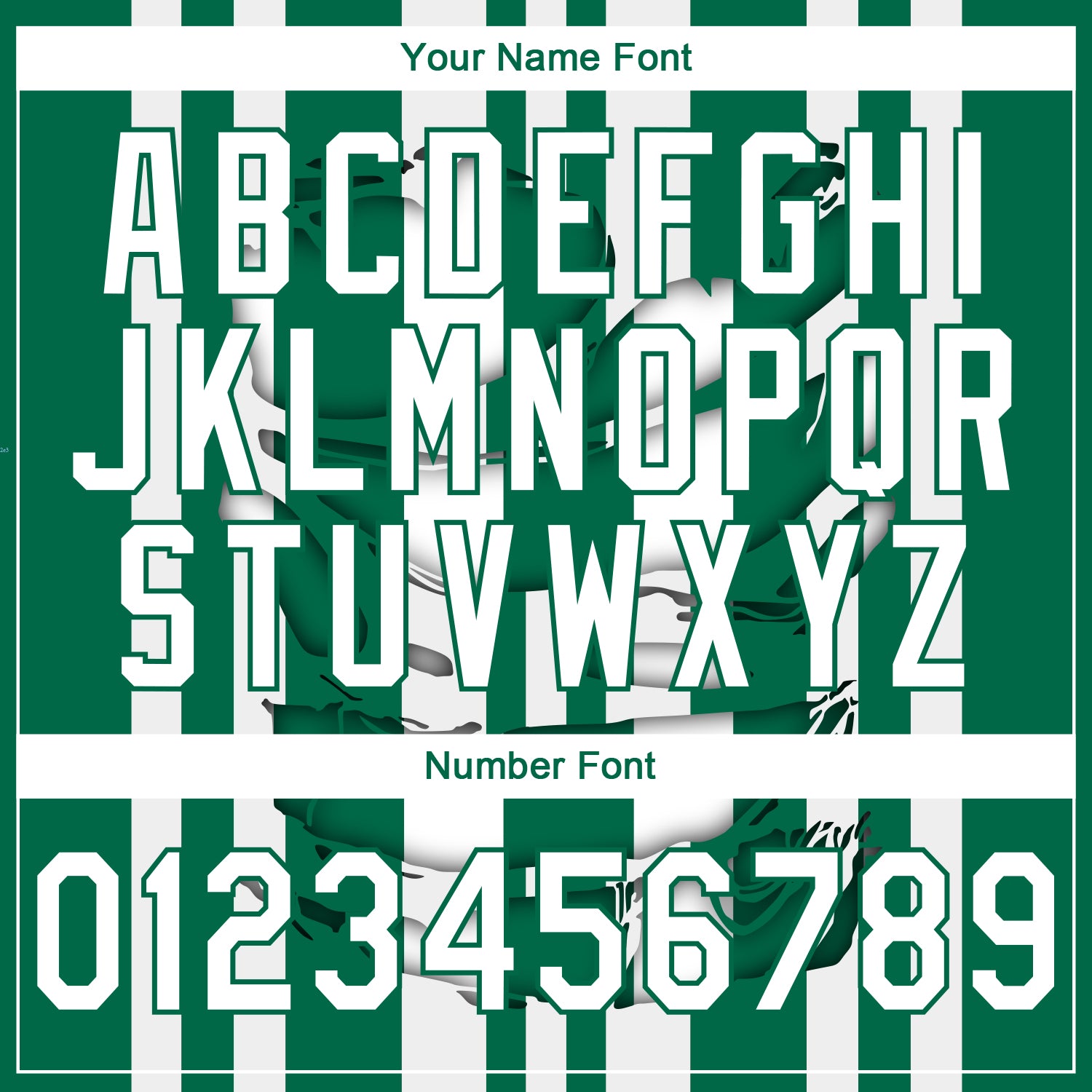 Custom Stitched Kelly Green White 3D Pattern Design Stripe Sports Pullover Sweatshirt Hoodie