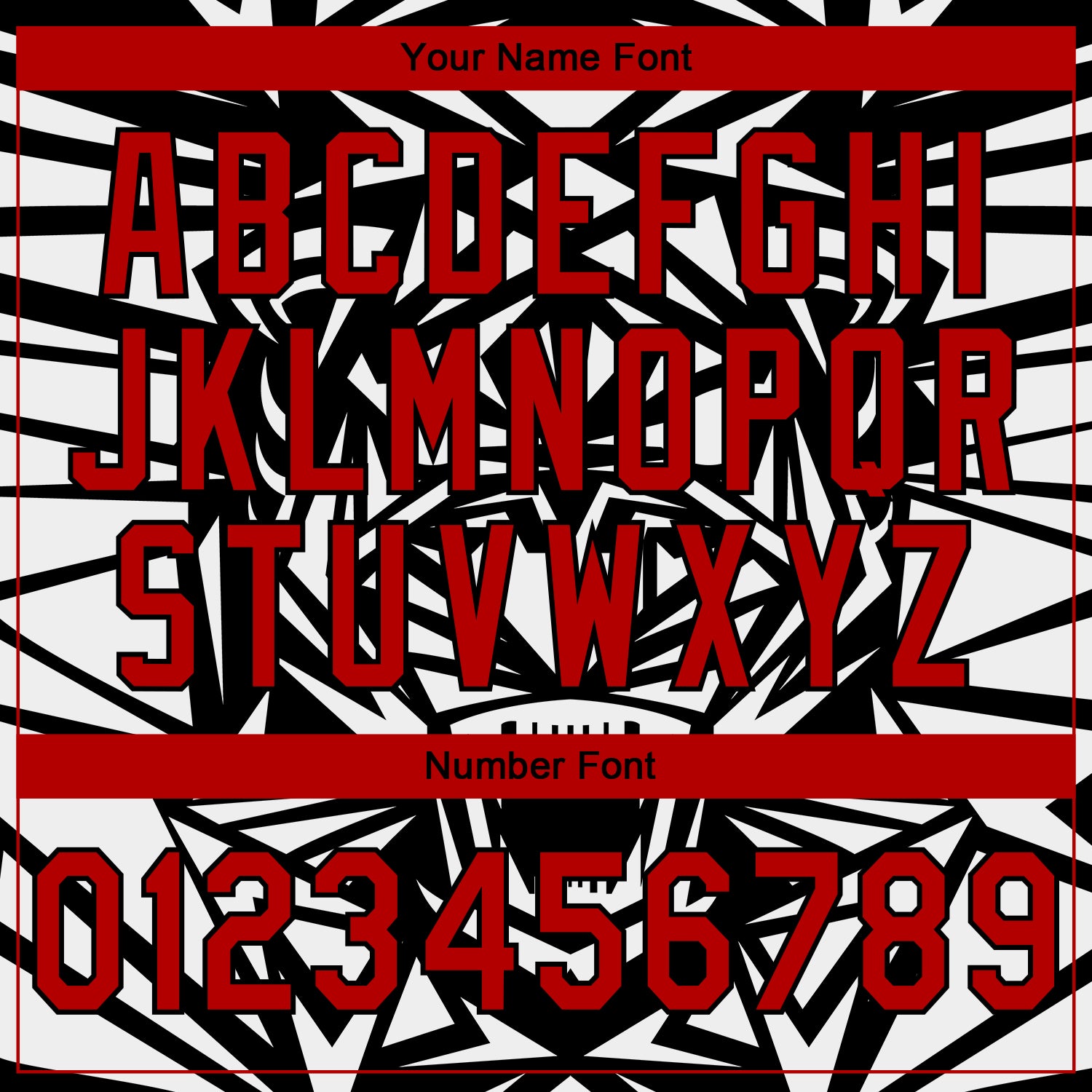 Custom Stitched Black Red-White 3D Pattern Design Geometric Shape Sports Pullover Sweatshirt Hoodie