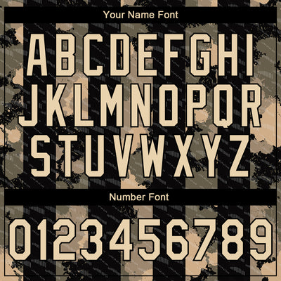 Custom Stitched Black City Cream 3D Pattern Design Line Sports Pullover Sweatshirt Hoodie