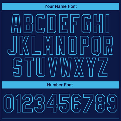 Custom Stitched Navy Orange-Sky Blue 3D Pattern Design Ball Sports Pullover Sweatshirt Hoodie