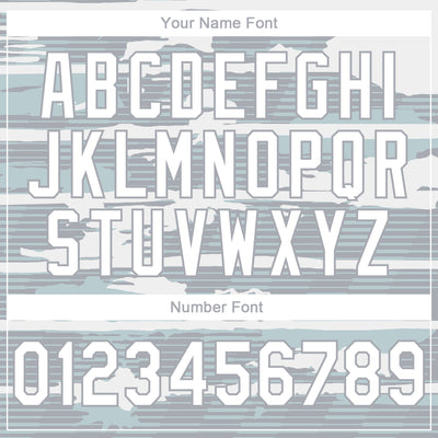 Custom Stitched Gray White 3D Pattern Design Line Sports Pullover Sweatshirt Hoodie