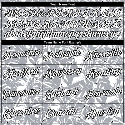 Custom Stitched Gray White-Black 3D Pattern Design Grunge Art Sports Pullover Sweatshirt Hoodie