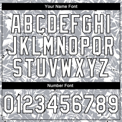 Custom Stitched Gray White-Black 3D Pattern Design Grunge Art Sports Pullover Sweatshirt Hoodie