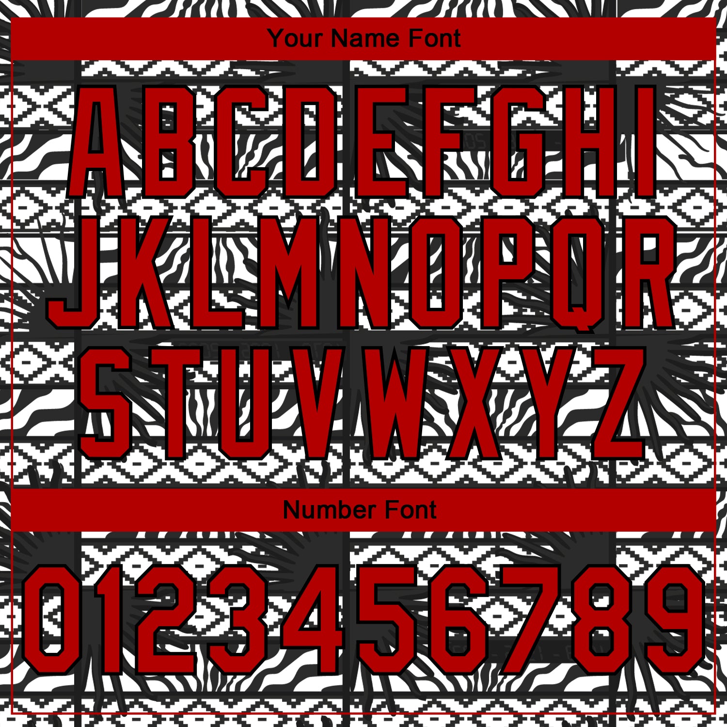 Custom Stitched Black Red-White 3D Pattern Design Geometric Shape Sports Pullover Sweatshirt Hoodie