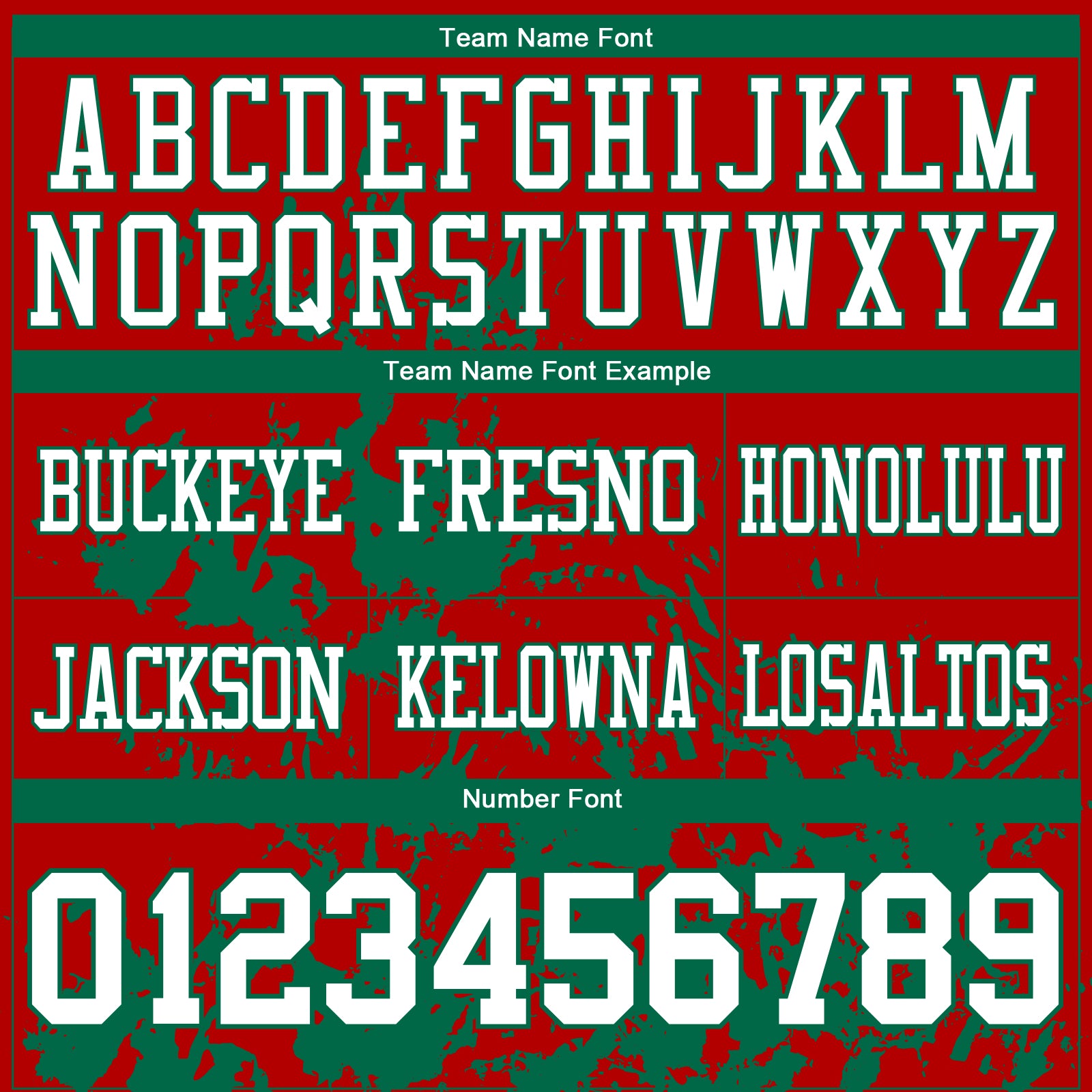 Custom Red White-Kelly Green 3D Pattern Splash Authentic Football Jersey