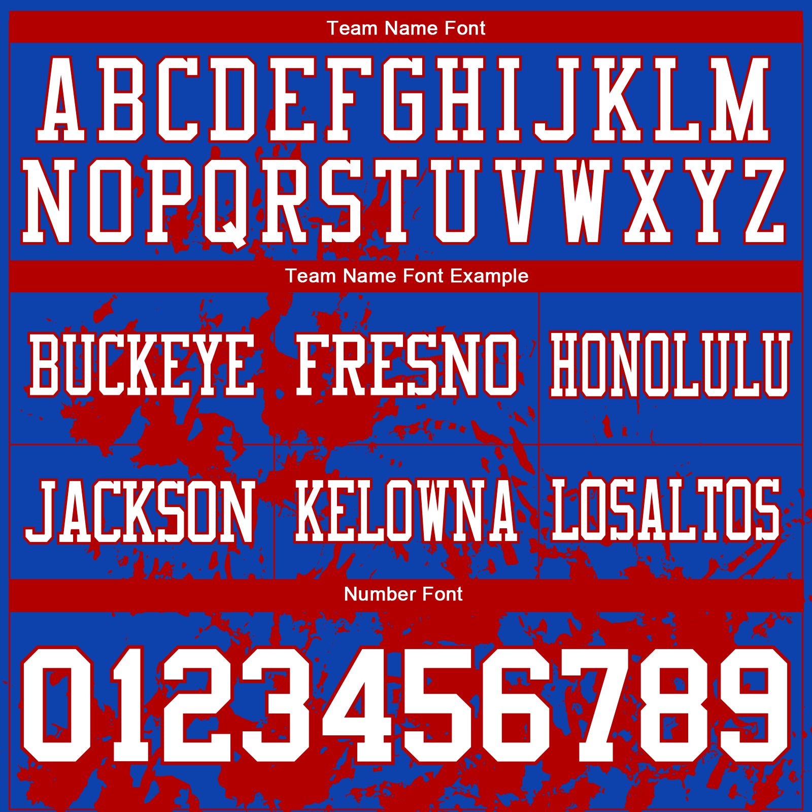 Custom Thunder Blue White-Red 3D Pattern Splash Authentic Football Jersey